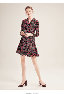 金影奇2020早春套頭五分袖拼接裙 品牌服裝省代拿貨指南